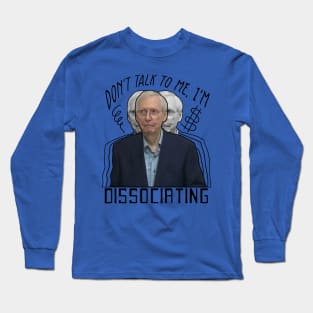 Dissociating Turtle (Light Variant) Long Sleeve T-Shirt